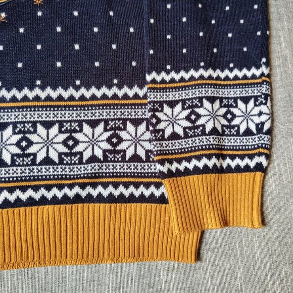 Harry Potter Wizarding World Sweater Size XS Hedwig Owl Ugly Knit Woven Numskull - Picture 5 of 10